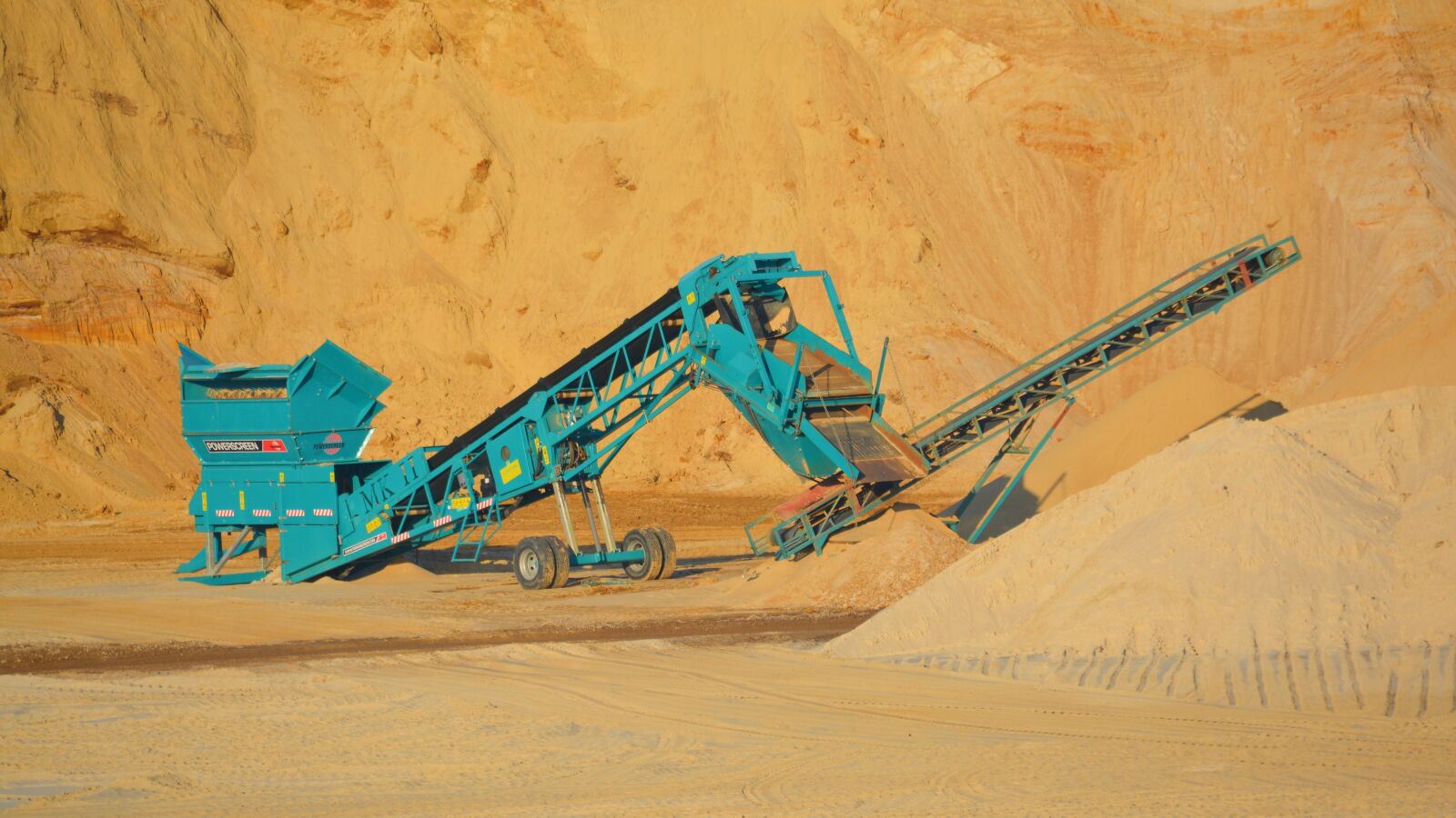 Nikon D5200 sample photo. Sand plant, mortar factory photography