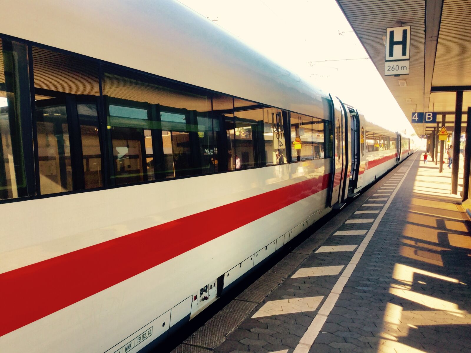 Apple iPad Air 2 sample photo. Train, station, db company photography