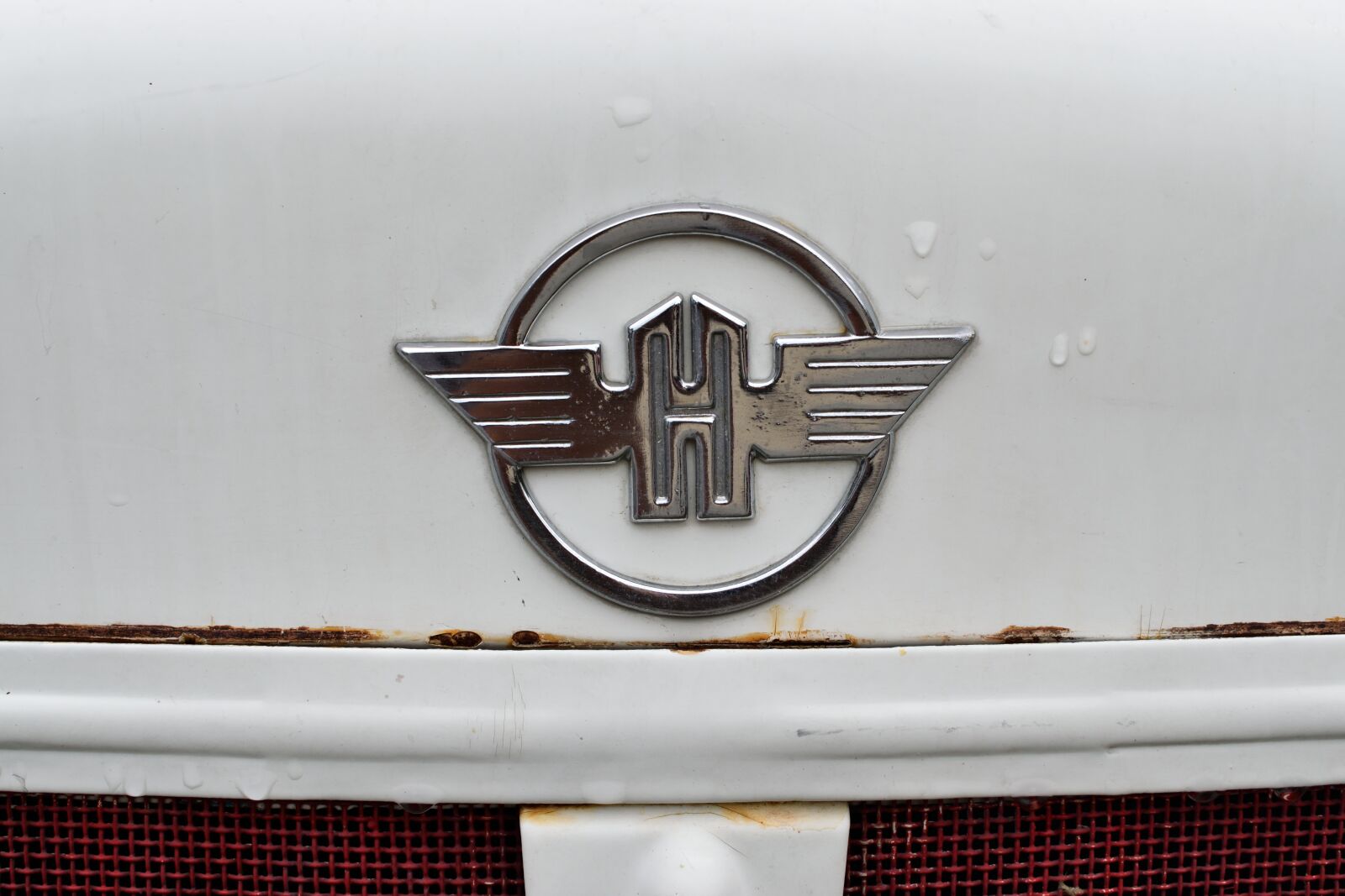 Nikon D3300 sample photo. Logo, white, rusty photography