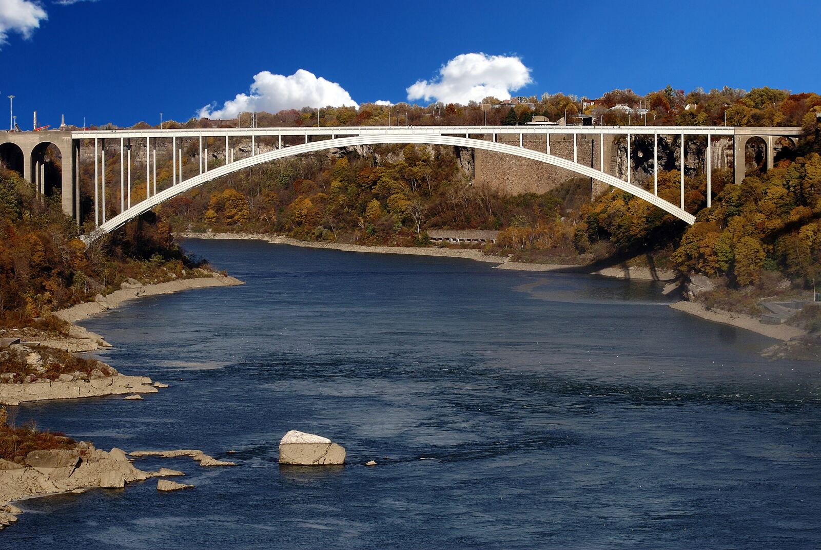 Nikon D60 sample photo. River, bridge, niagara photography