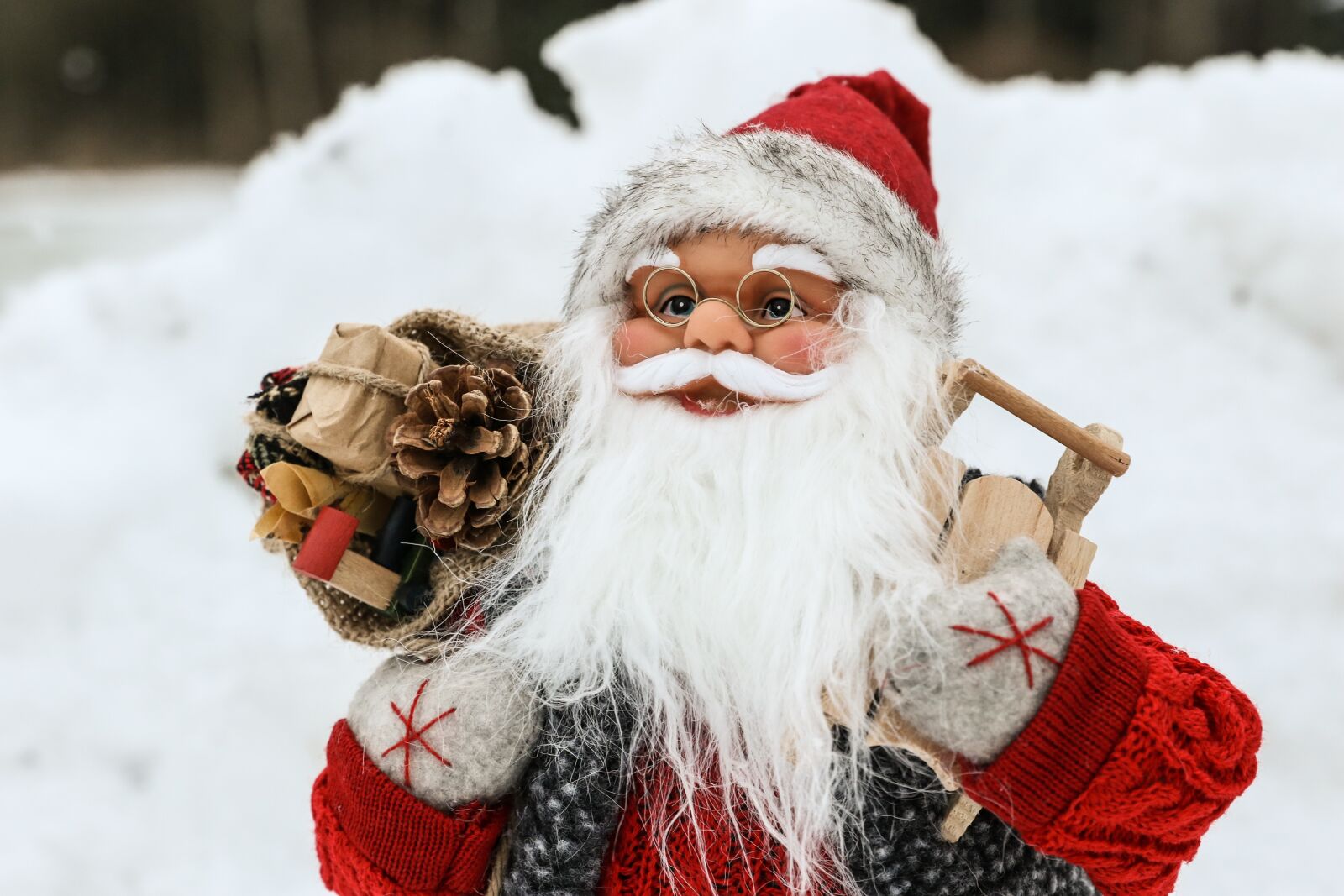 Canon EOS 7D Mark II sample photo. Santa, winter, snow photography