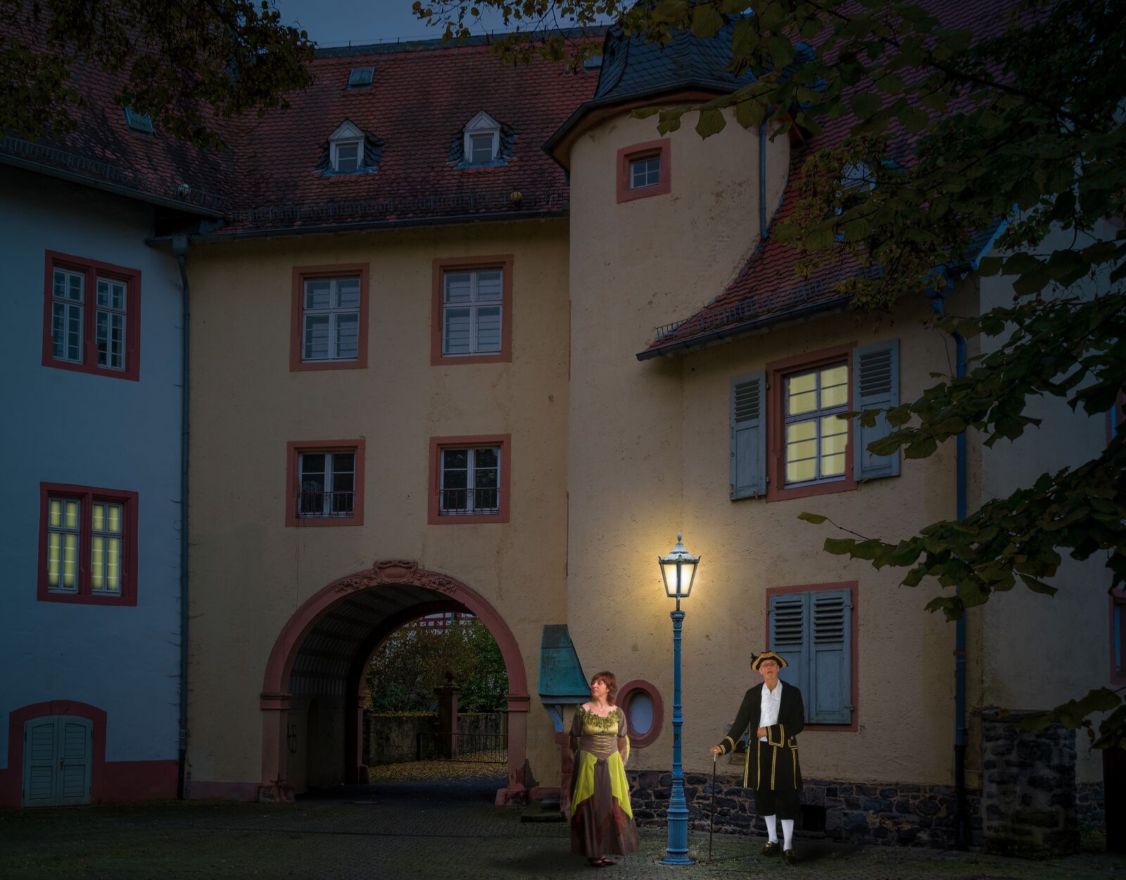 Pentax K-70 sample photo. Castle, middle ages, illuminated photography