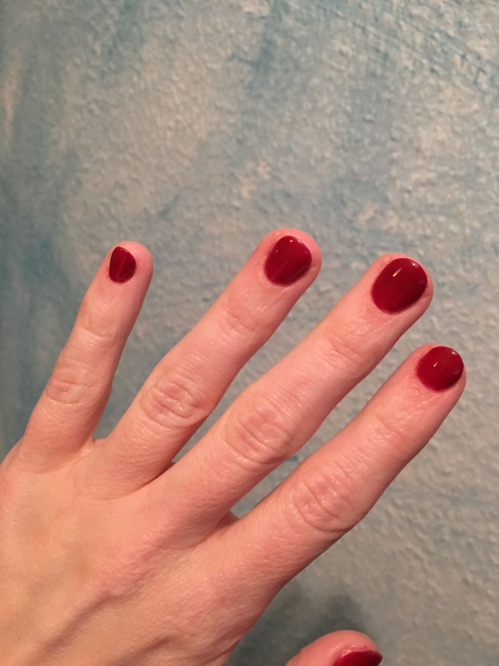 Apple iPhone 6s Plus sample photo. Red, fingernails, painted red photography