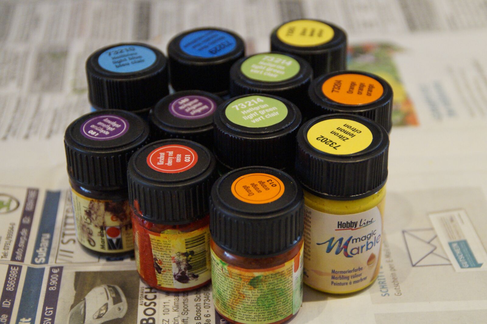 Sony SLT-A58 sample photo. Color, marbling color, bottle photography