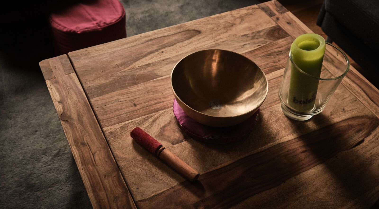 Fujifilm XF 18-55mm F2.8-4 R LM OIS sample photo. Meditation, singing bowl, rest photography