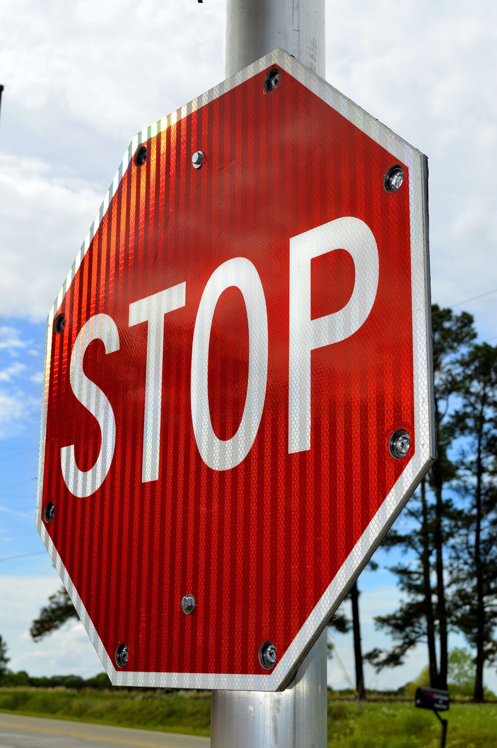 Nikon D3200 sample photo. Stop, sign, alert photography