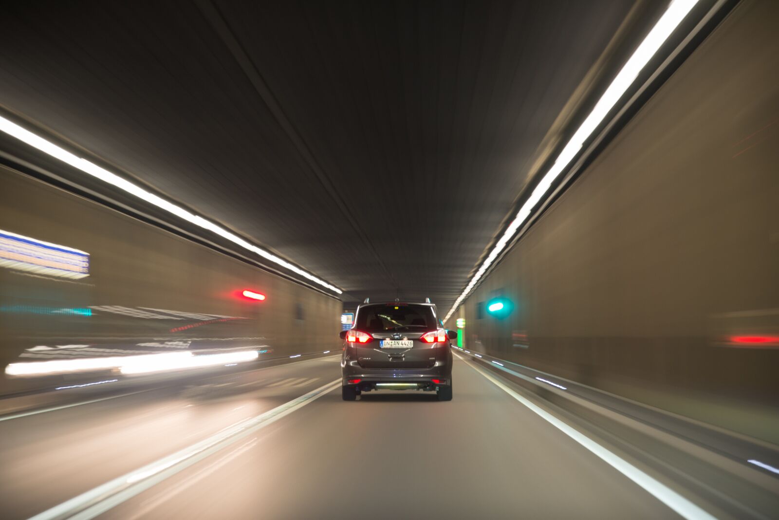 Nikon D600 sample photo. Car, driving, tunnel photography