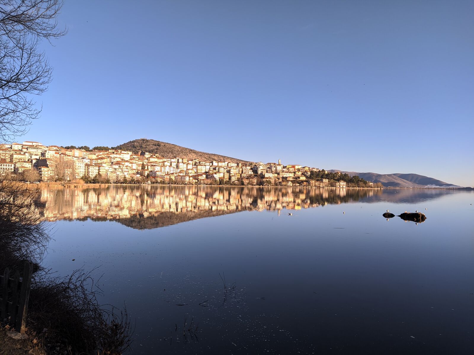 Xiaomi Mi A3 sample photo. Kastoria, landscape, noon photography