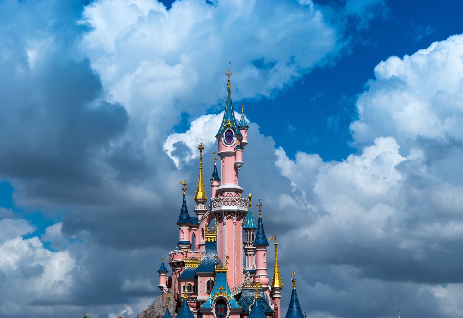 Nikon D5500 sample photo. Castle, princesses, eurodisney photography