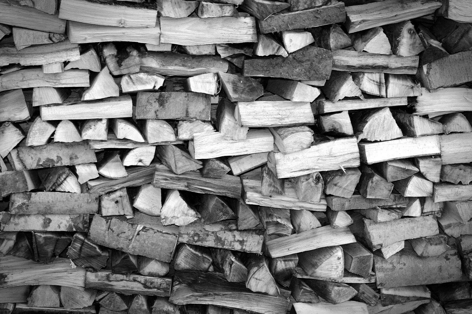 Canon EOS 1000D (EOS Digital Rebel XS / EOS Kiss F) sample photo. Wood, firewood, black and photography