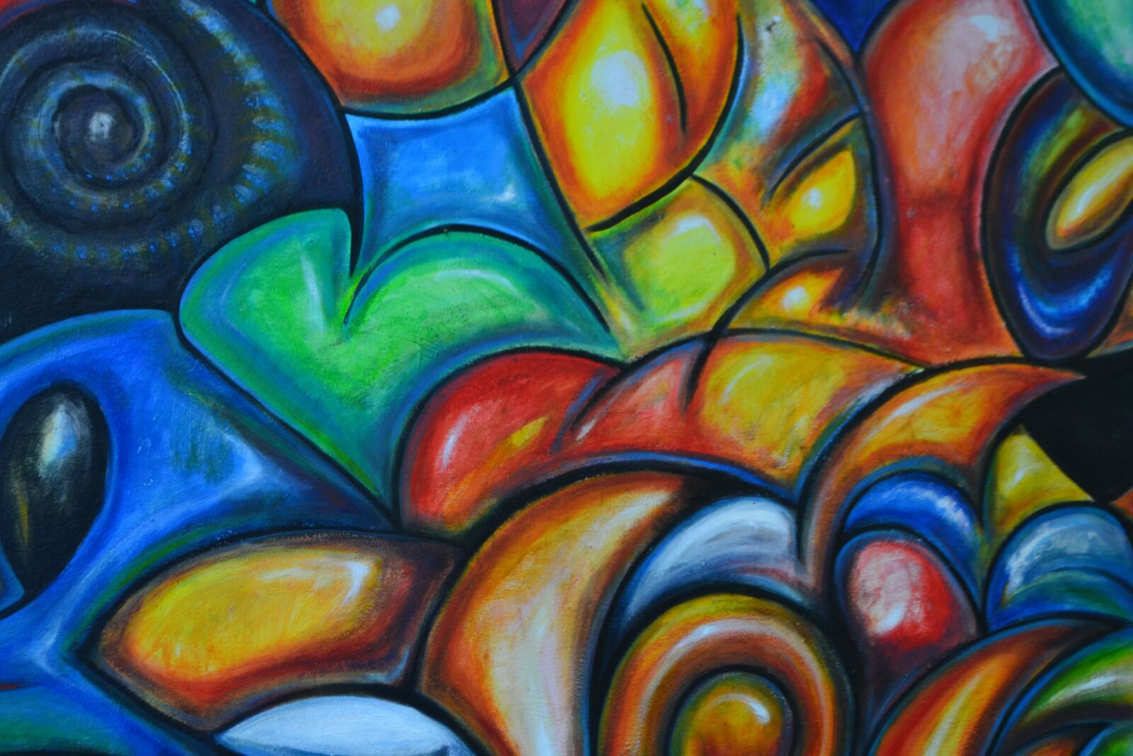 Nikon D3100 sample photo. Graffiti, color, mural photography