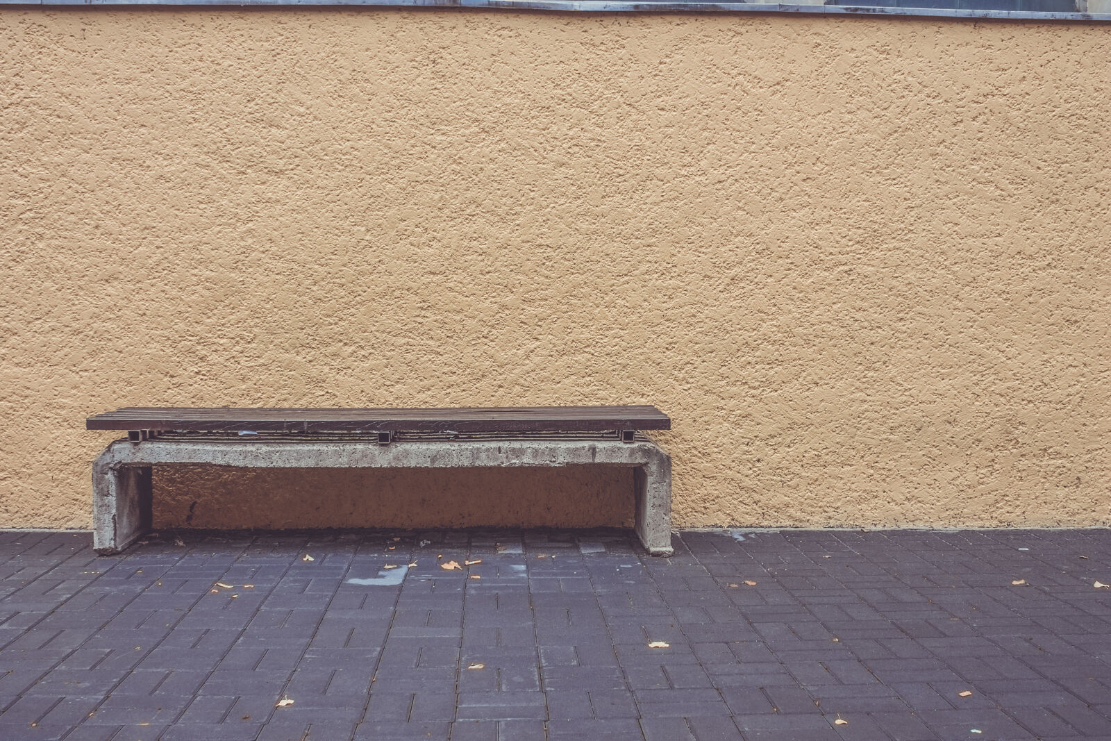 Canon EOS 1100D (EOS Rebel T3 / EOS Kiss X50) sample photo. Bench, city, urban, wall photography