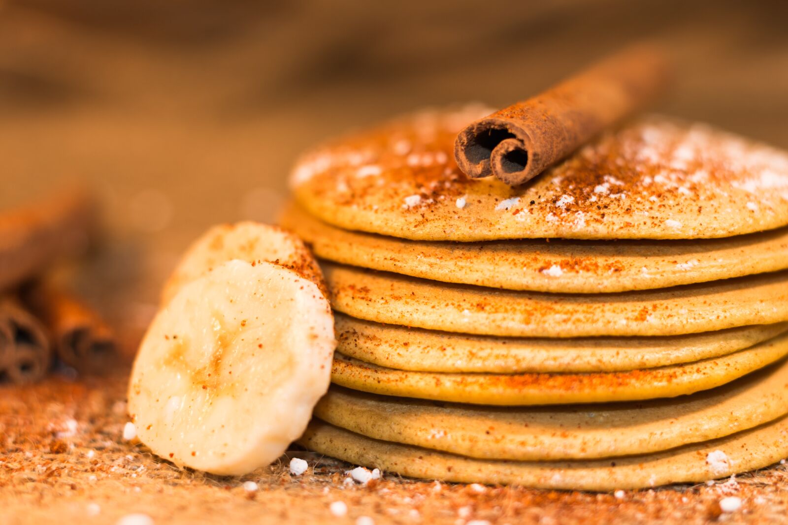 Nikon D7200 sample photo. Dessert, pancake, cinnamon photography