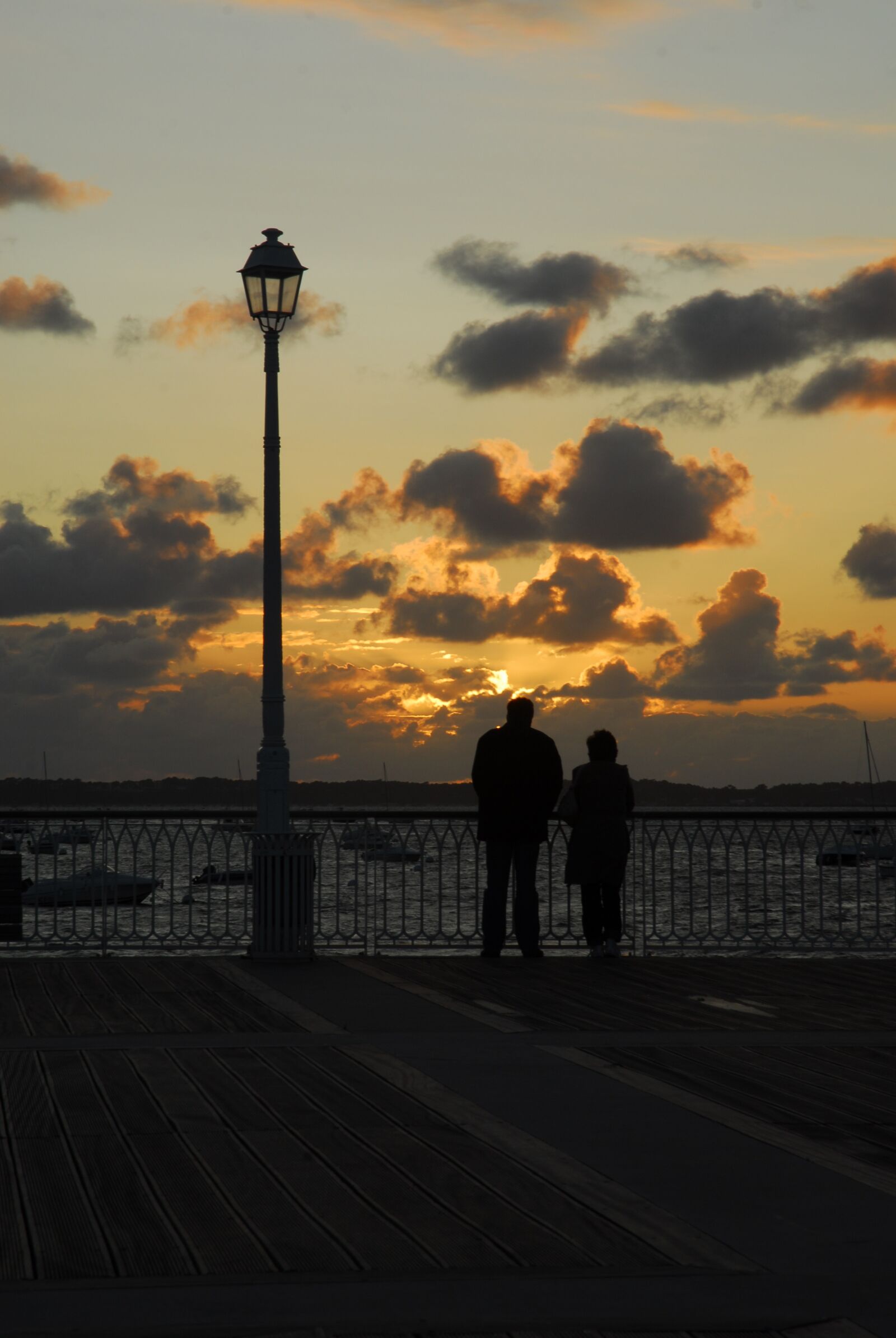 Nikon D200 sample photo. Sunset, seaside, france photography