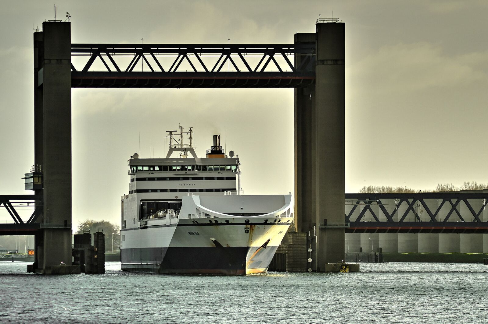 Nikon D3200 sample photo. Calandbrug, bore sea, bridge photography
