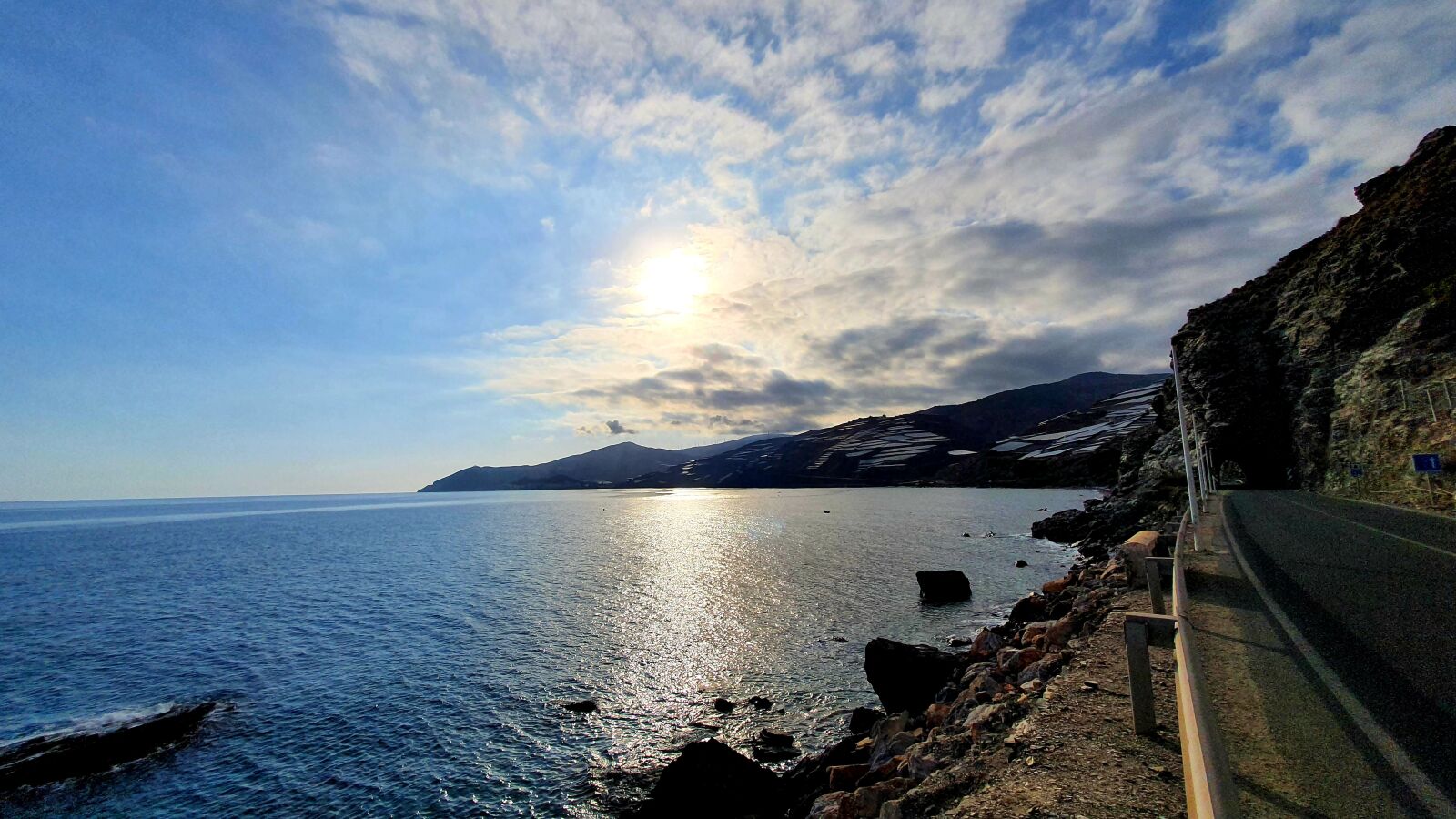 Samsung SM-G975F sample photo. Sun, landscape, sea photography