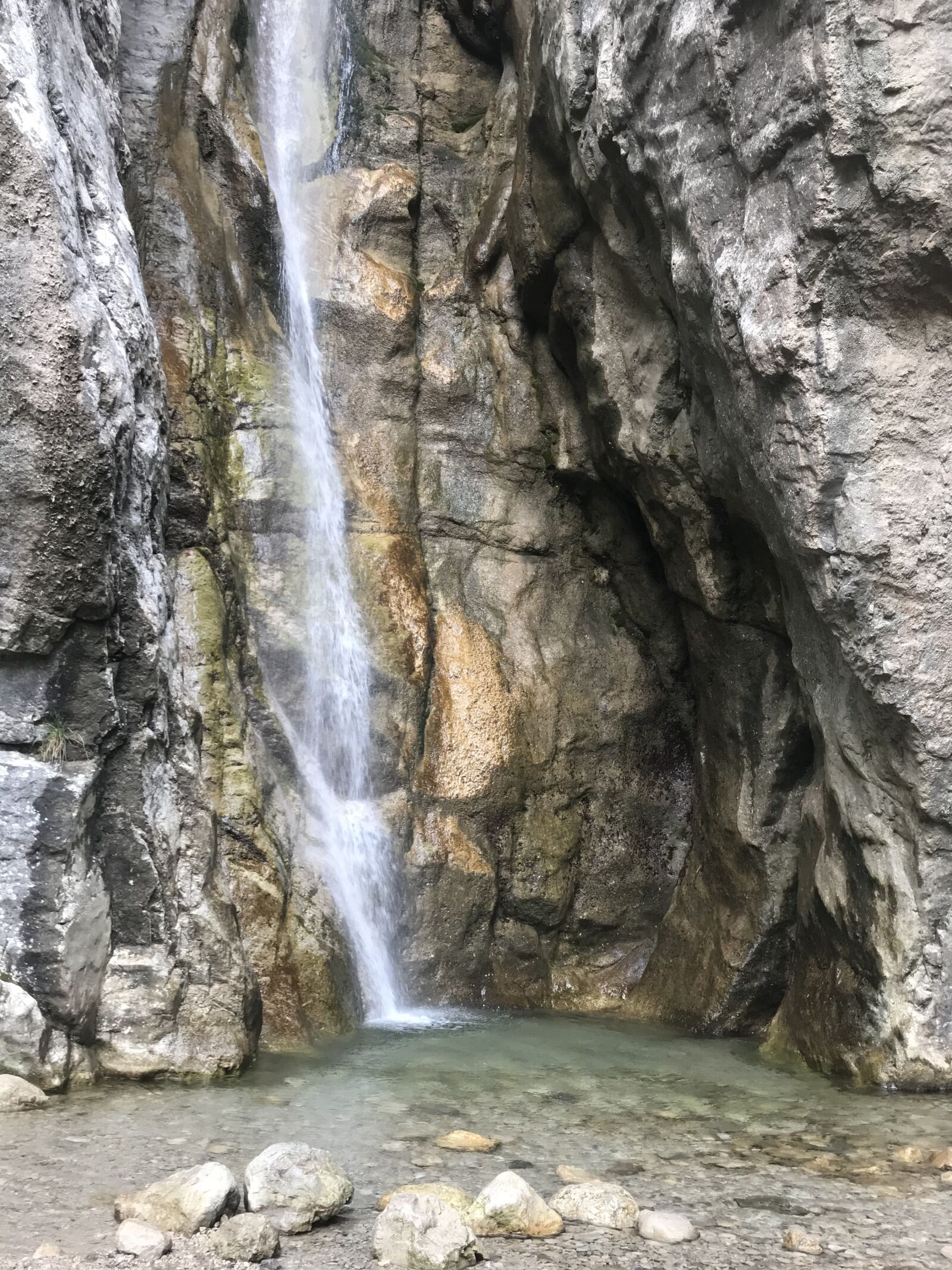 iPhone 7 back camera 3.99mm f/1.8 sample photo. Waterfall, nature, mountain photography