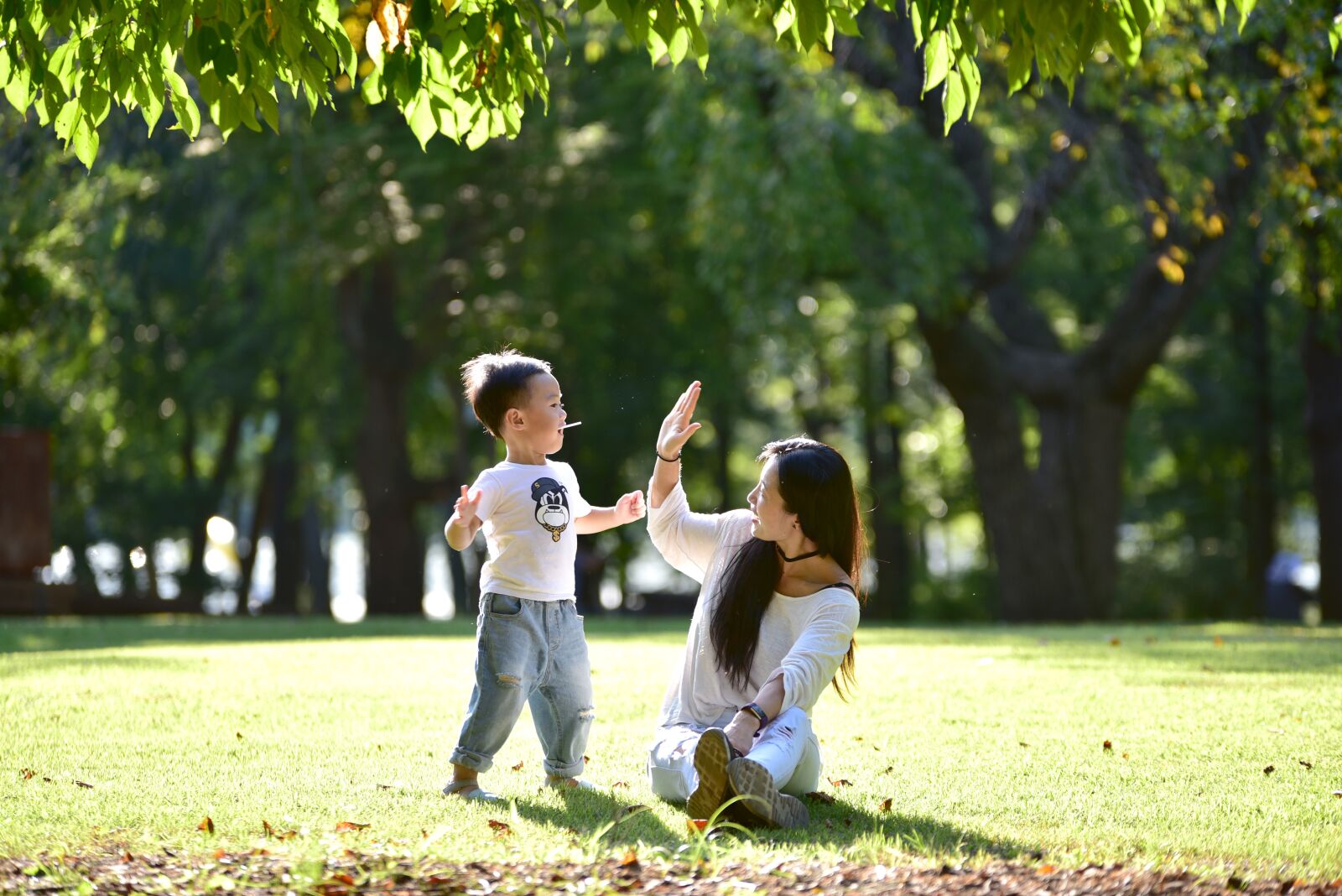 Nikon D750 sample photo. Park, family, mom photography