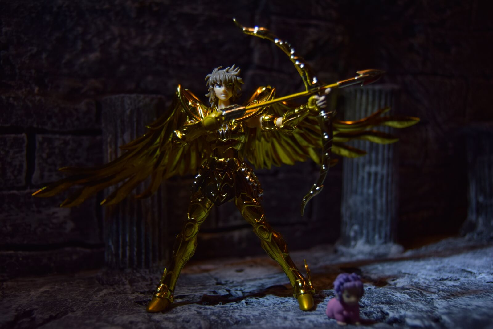 Nikon D3300 sample photo. Saint seiya, aioros, toy photography