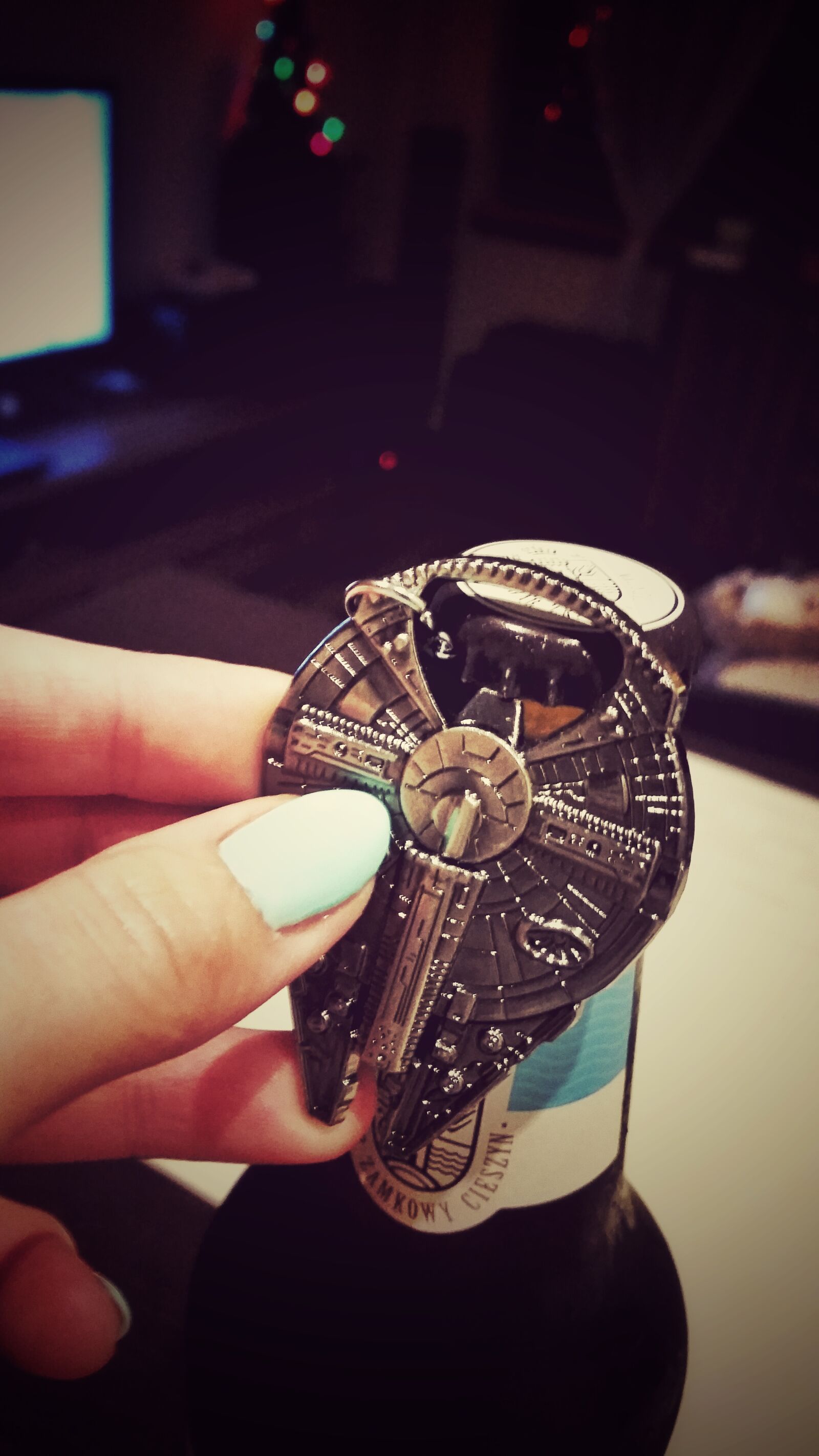 Samsung Galaxy S5 sample photo. Millenium, falcon, night, star photography