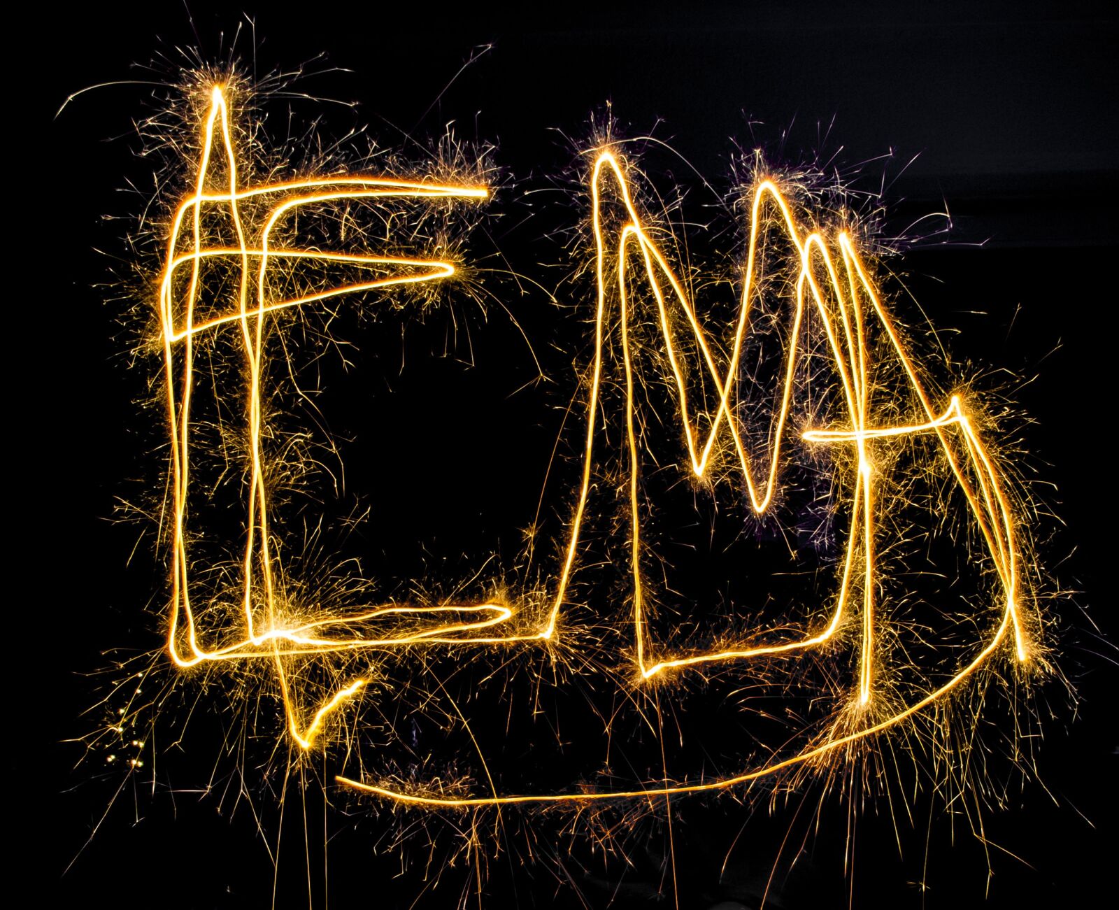 Nikon D7100 sample photo. Long exposure, drawing, sparkle photography