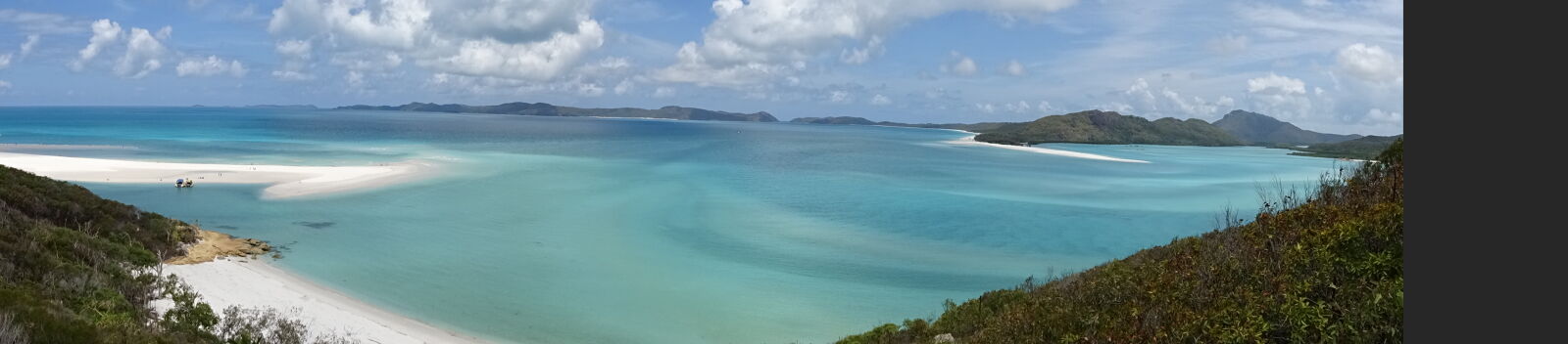 Sony DSC-HX60V sample photo. Beach, panorama, whitsundays photography