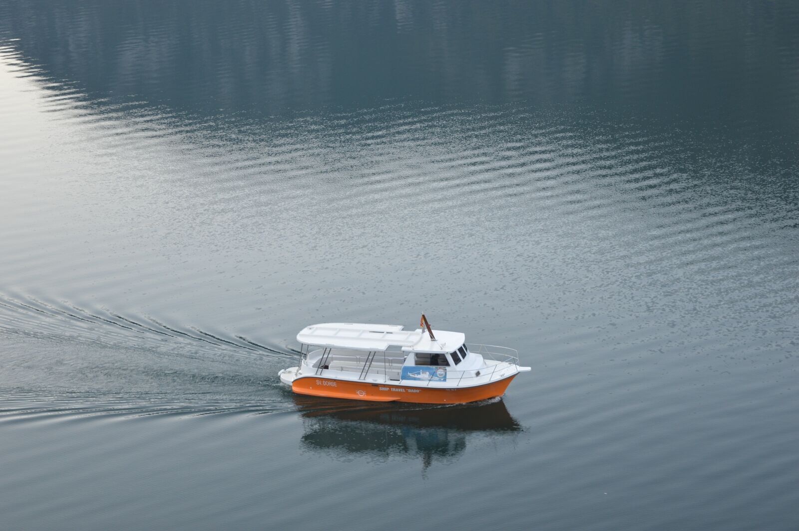 Nikon D3200 sample photo. Kotor, boat, fjord kotor photography