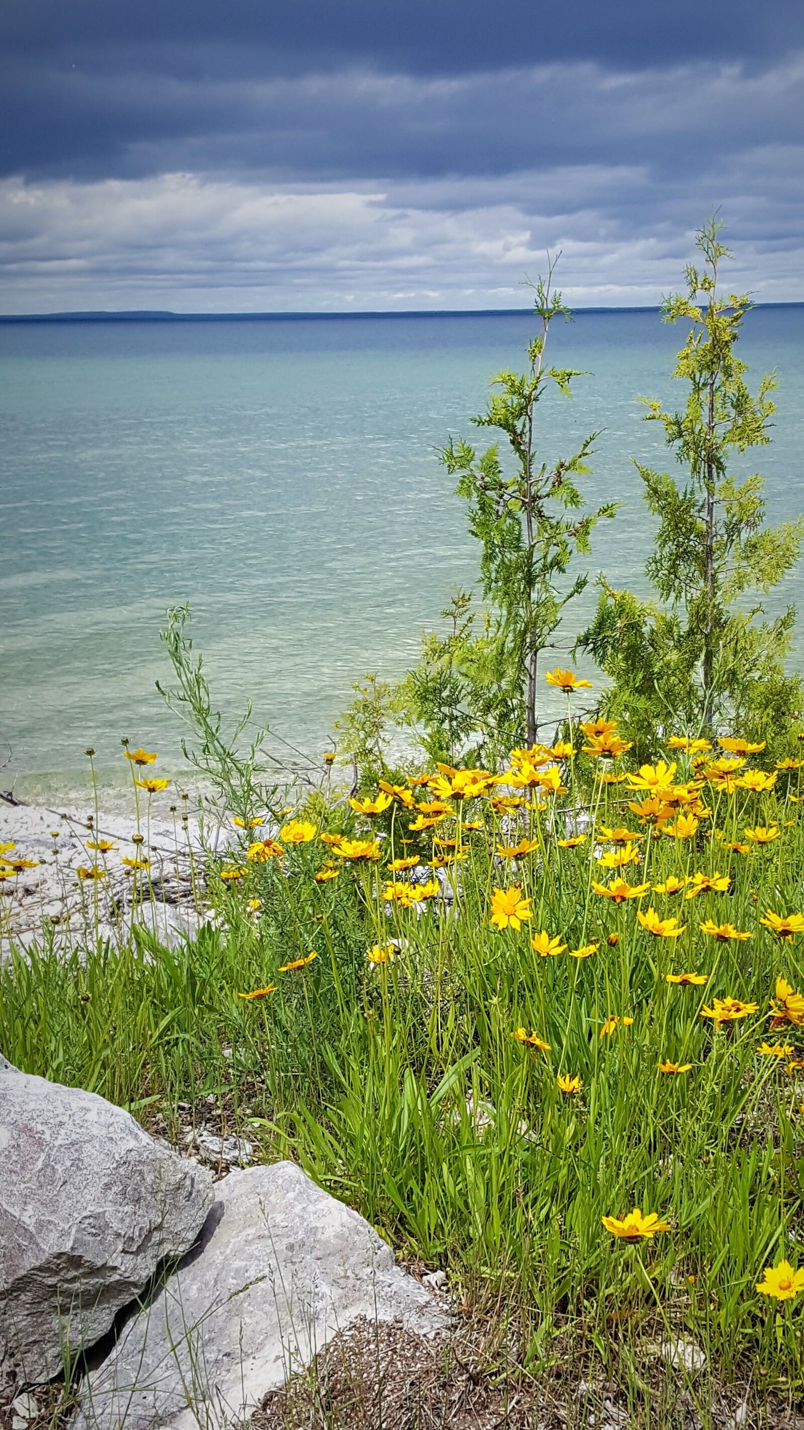 Samsung Galaxy S6 sample photo. Nature, lake huron, michigan photography