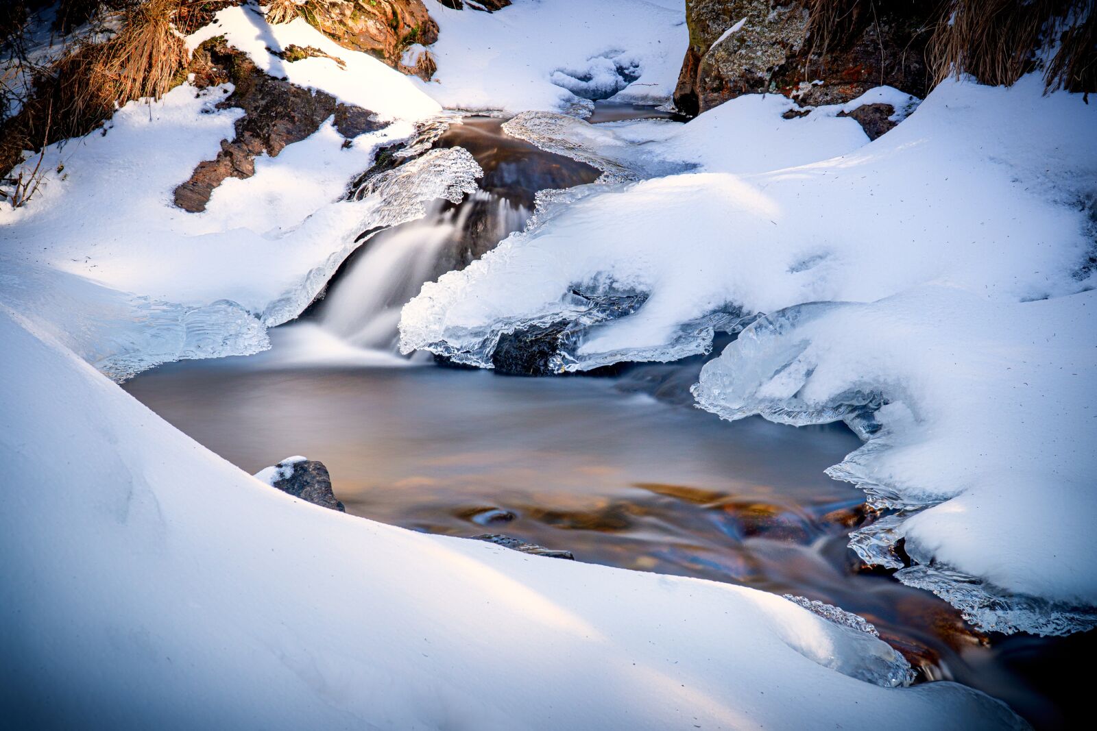 Sony E PZ 18-105mm F4 G OSS sample photo. Ice age, ice, winter photography