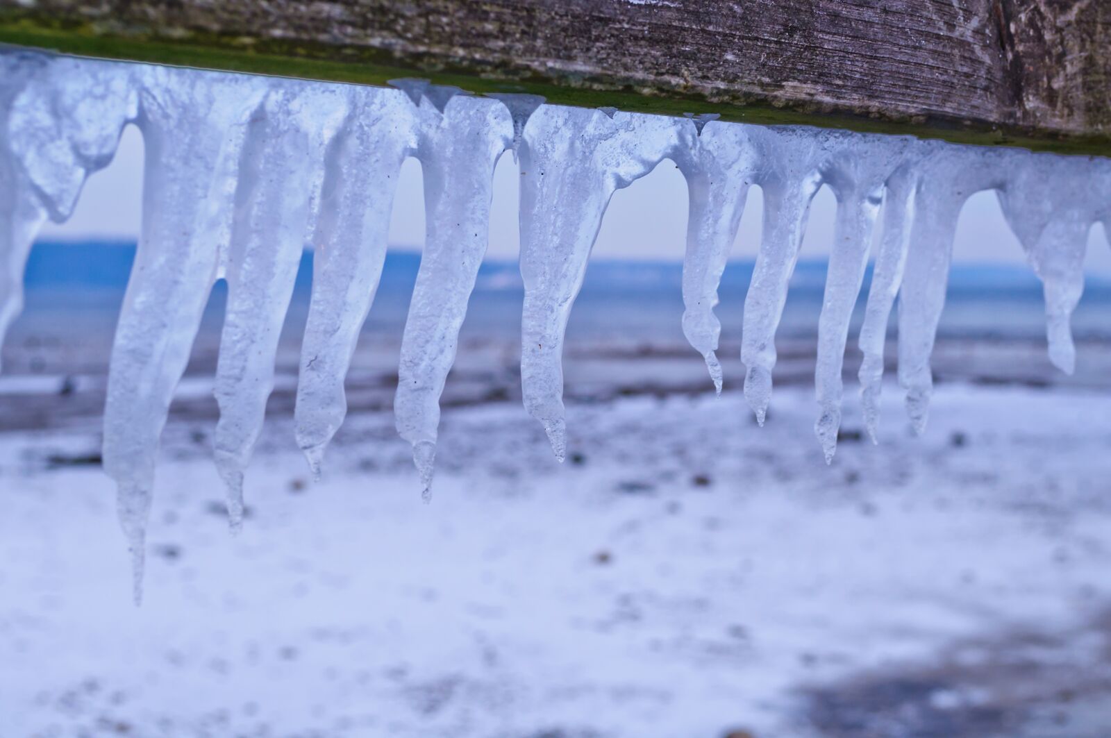 Nikon D90 sample photo. Ice, water, blue photography