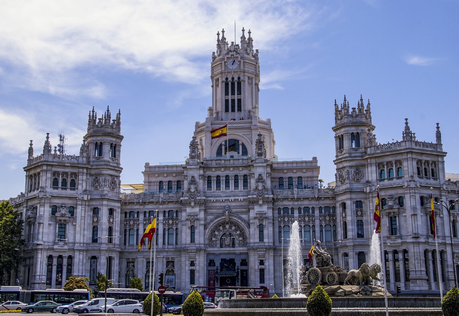 Nikon D50 sample photo. Madrid, town hall, ayuntamiento photography