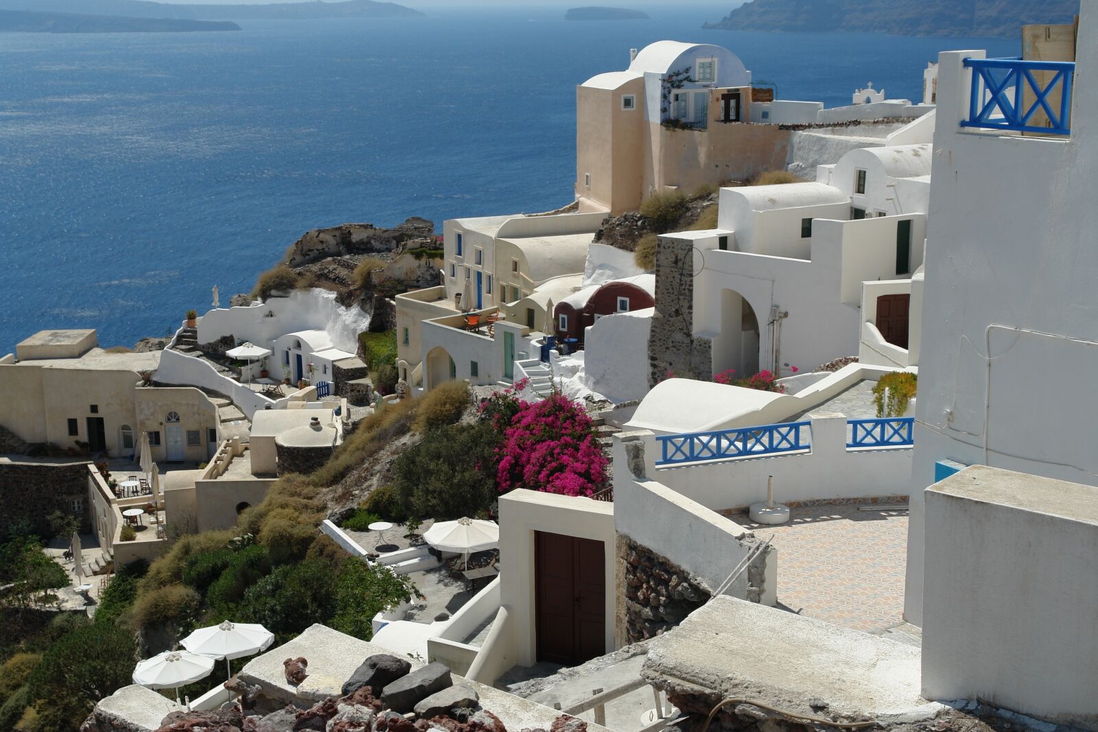 Sony DSC-R1 sample photo. Santorini, view, greece photography