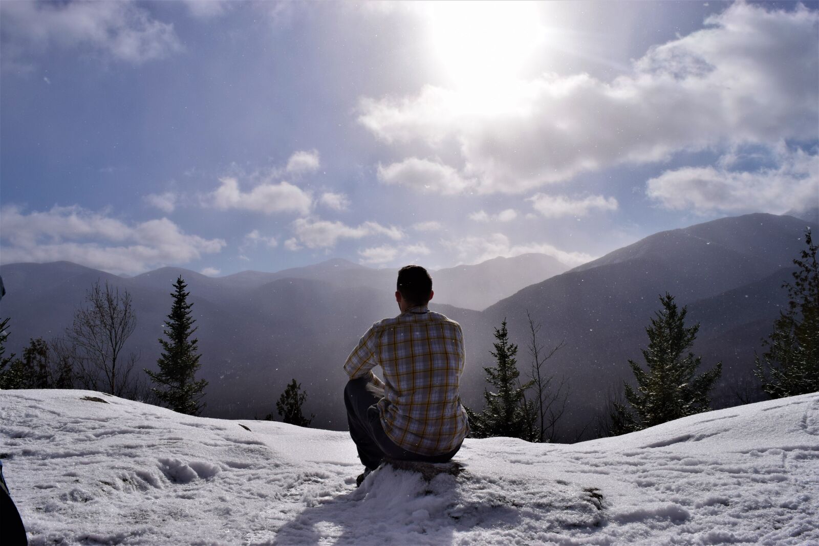 Nikon D3300 sample photo. Adirondacks, landscape, man, mountain photography