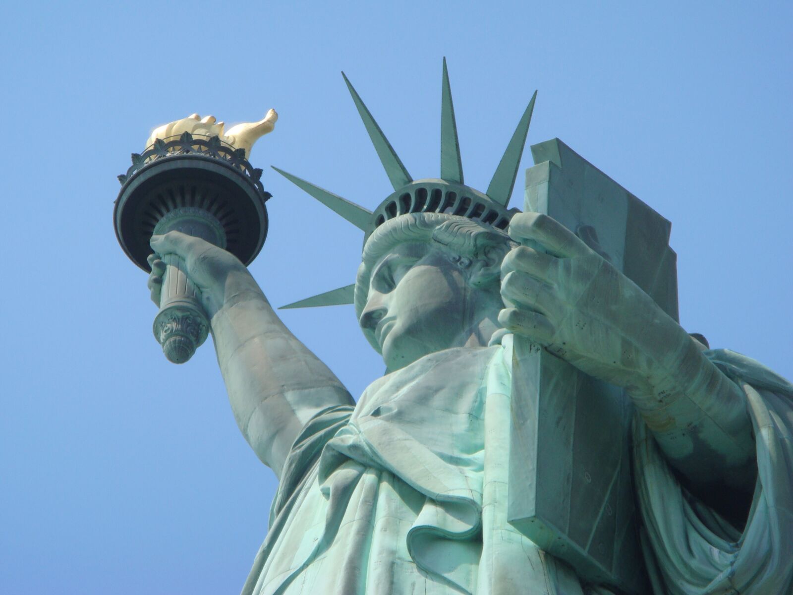 Sony DSC-T100 sample photo. Statue of liberty, new photography