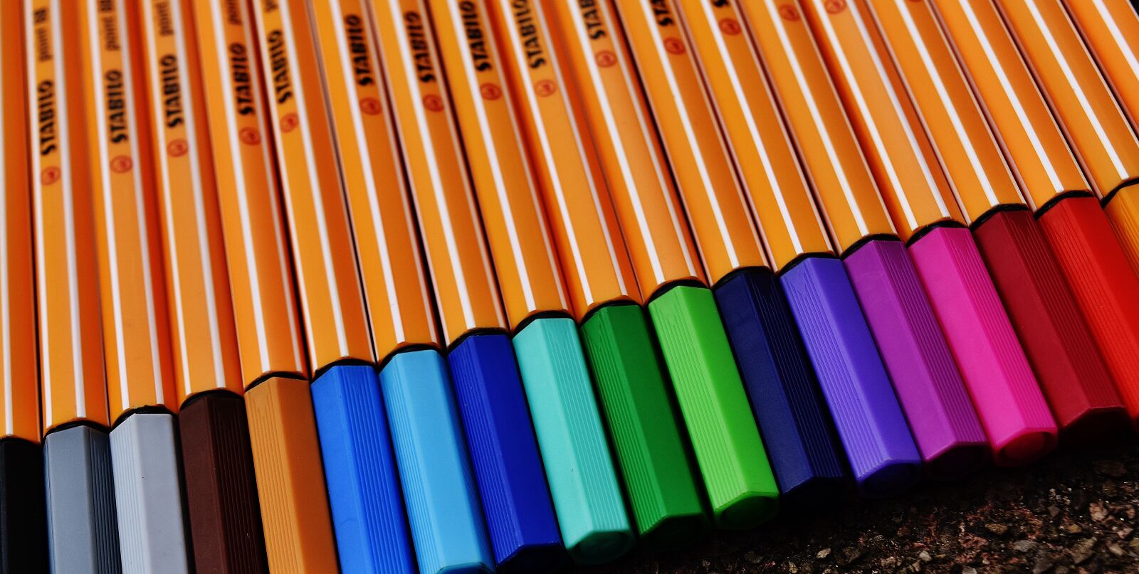 Nikon D7200 sample photo. Pens, colour pencils, colored photography