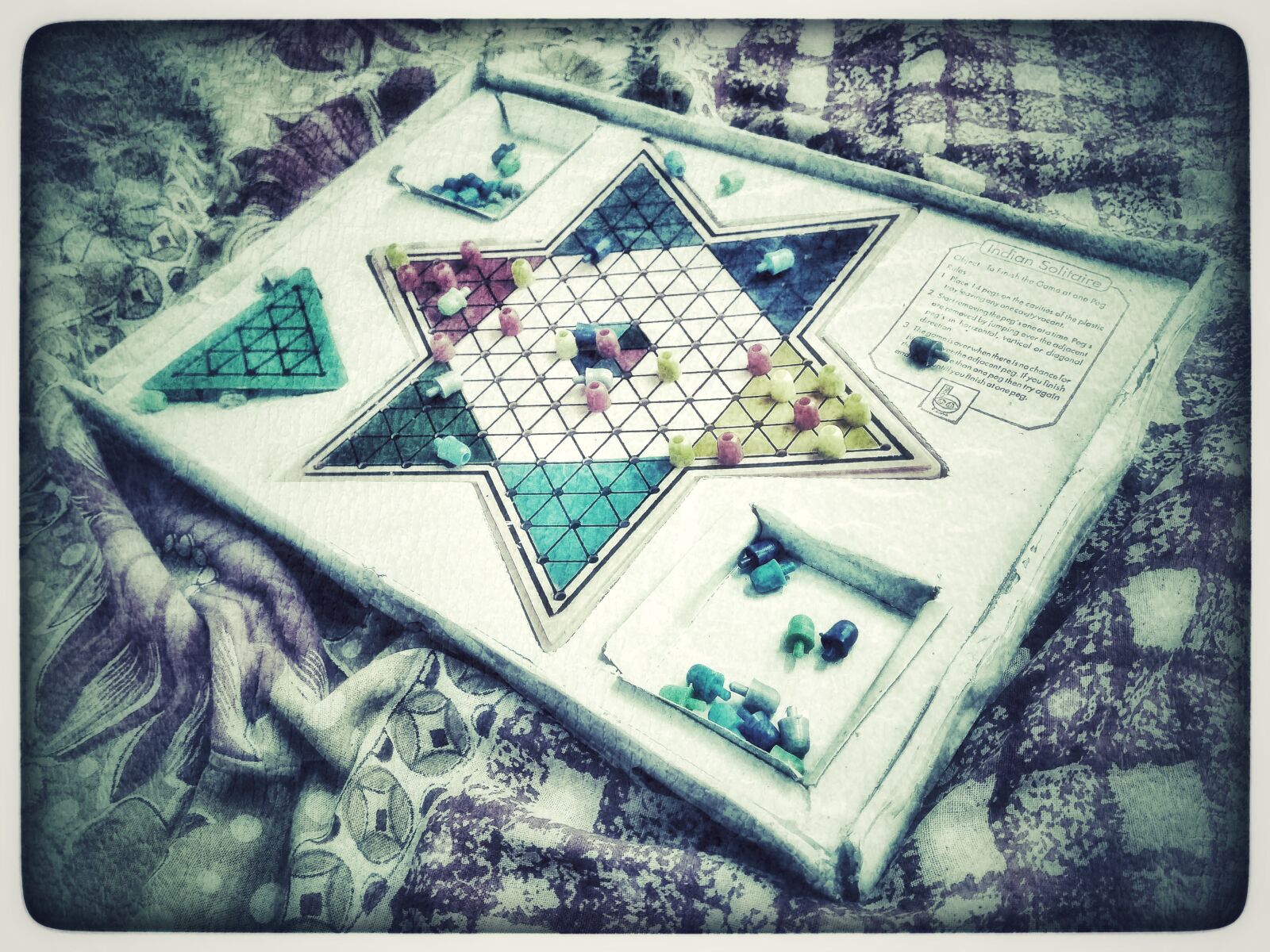 OPPO Realme 2 Pro sample photo. Chinese checkers, sternhalma, abstract photography