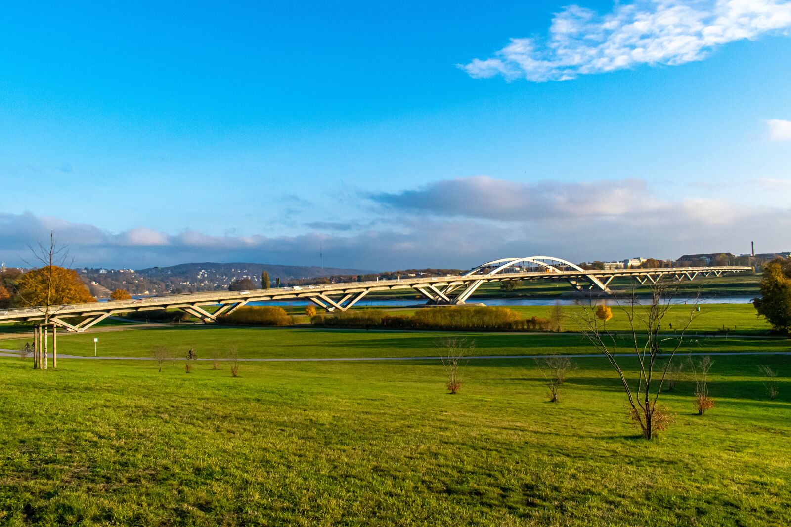 Nikon D5300 sample photo. Bridge, river, blue sky photography