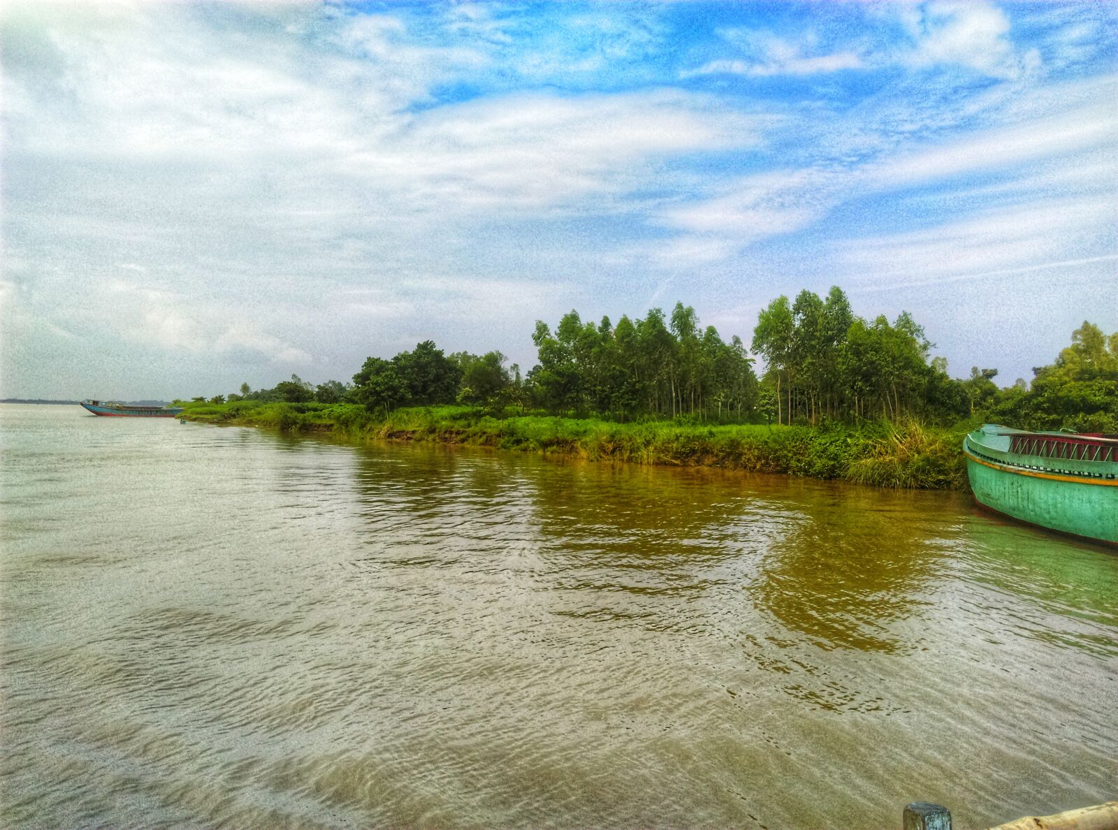 HTC Desire 816 dual sim sample photo. Bangladesh, river meghna, natur photography