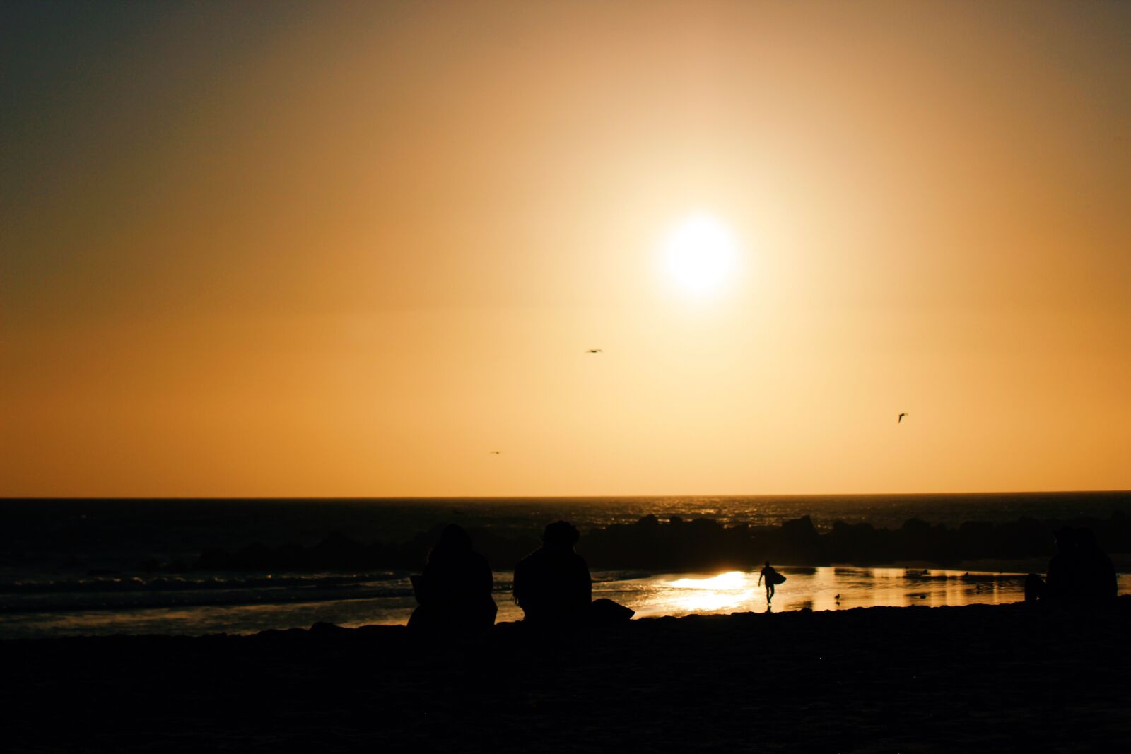 Canon EOS 600D (Rebel EOS T3i / EOS Kiss X5) sample photo. Sunset, dusk, beach photography