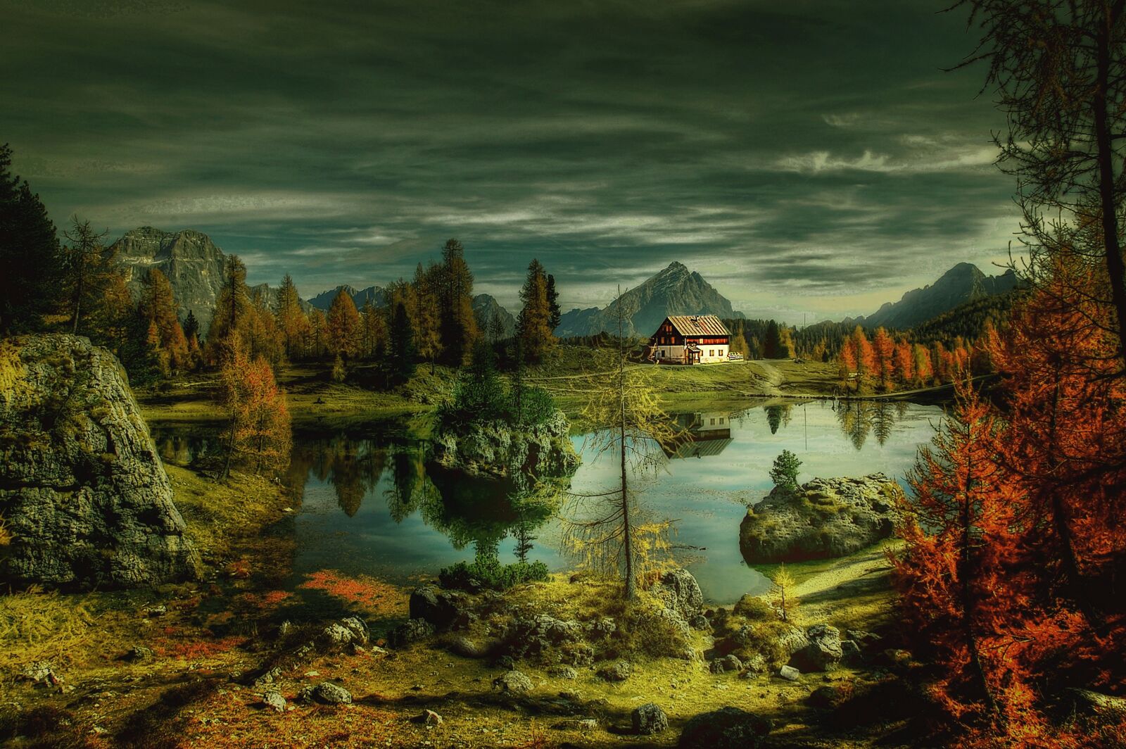 Nikon D40 sample photo. Lago federa, dolomites, cortina photography