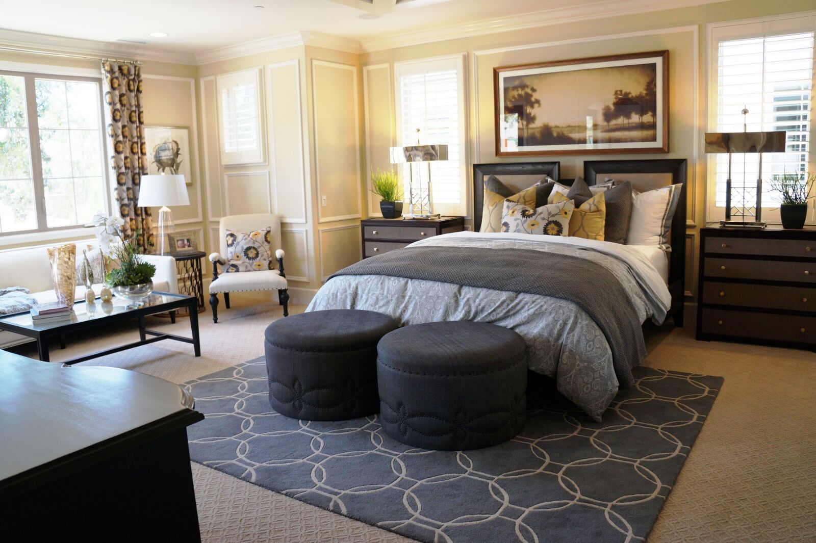 Sony Alpha a3000 + Sony E 18-55mm F3.5-5.6 OSS sample photo. Bedroom suite, luxury bedroom photography