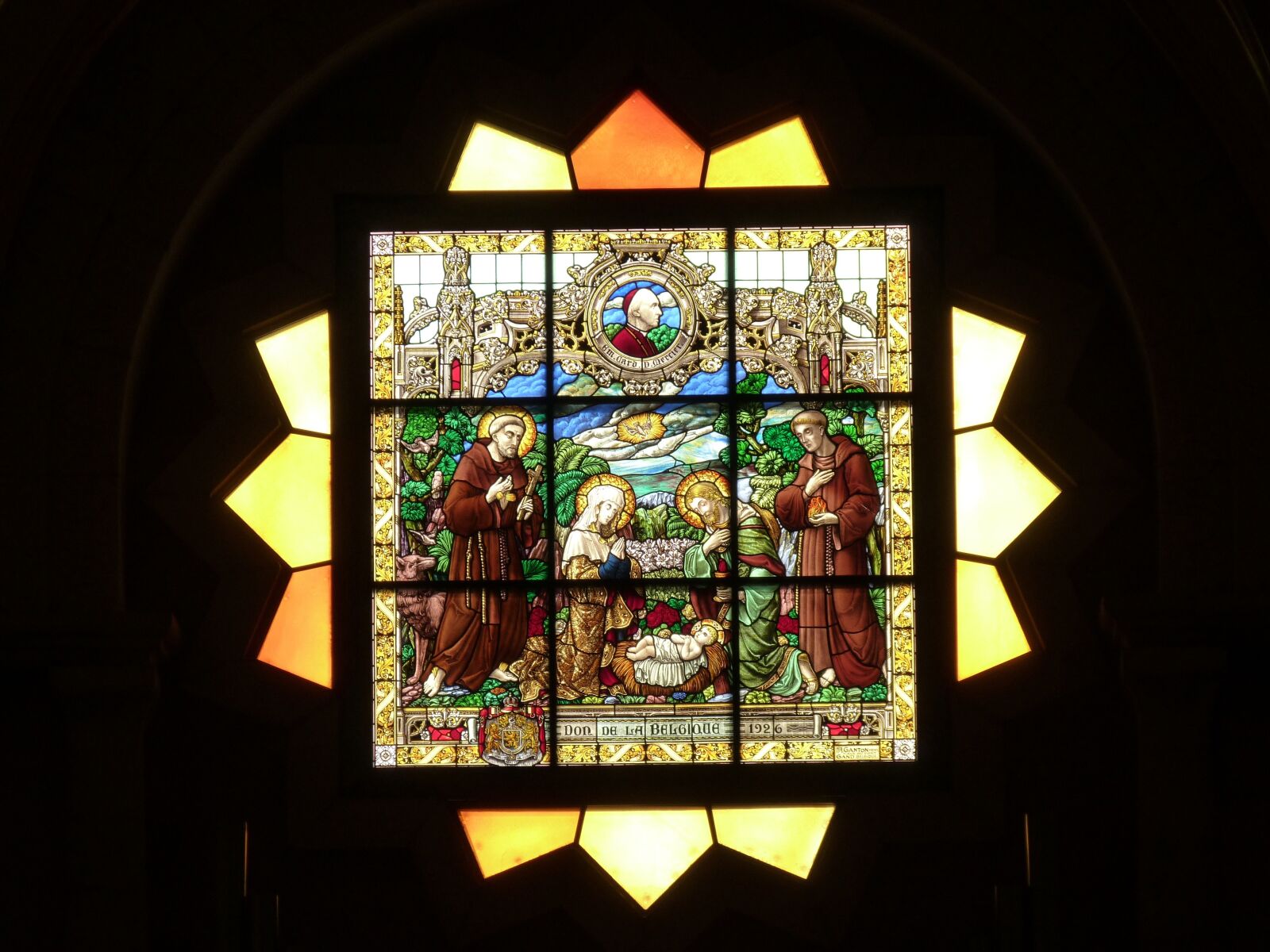 Panasonic Lumix DMC-FZ40 (Lumix DMC-FZ45) sample photo. Religion, religious, stained glass photography