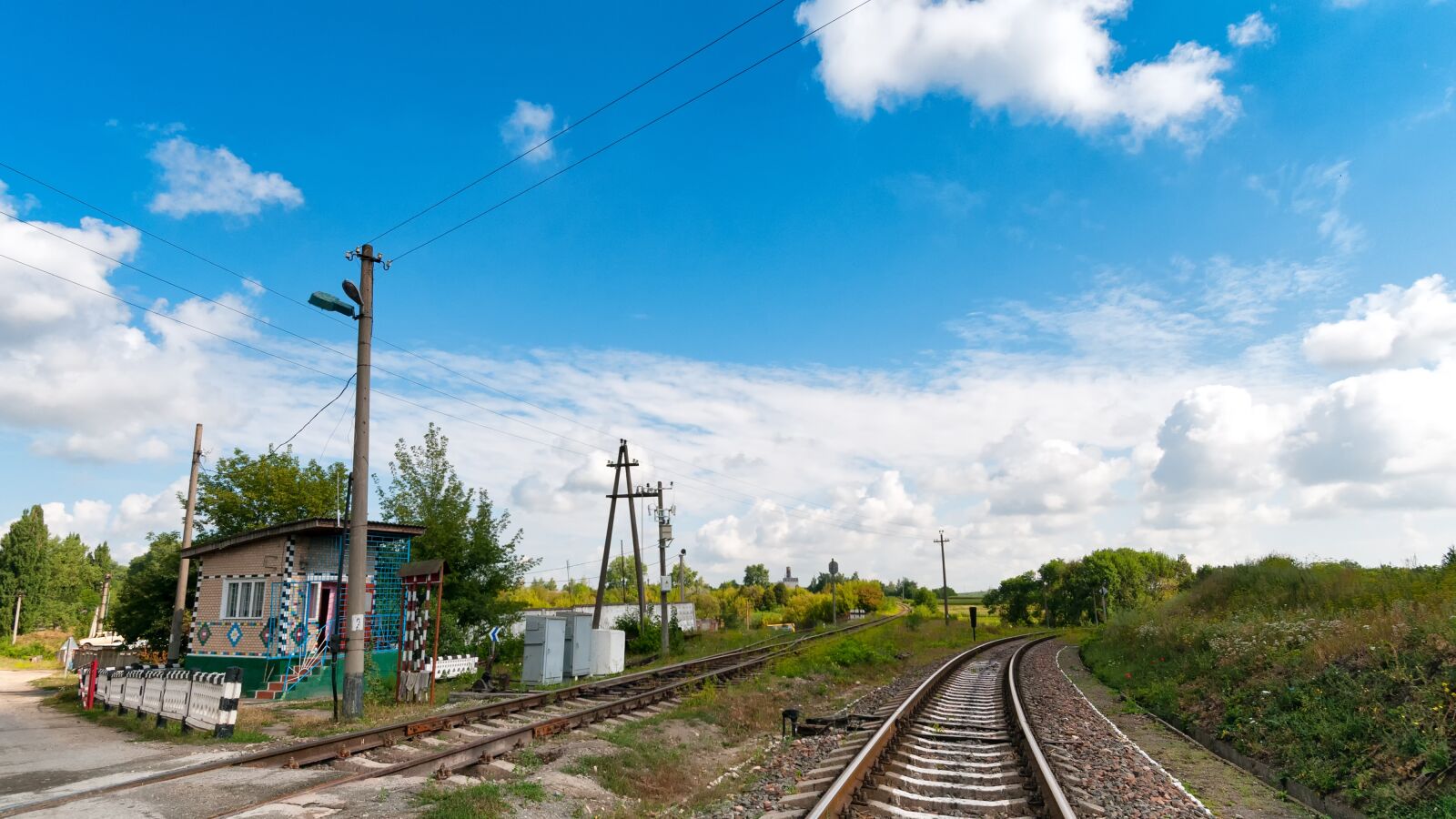 Nikon D300S sample photo. Level crossing, gleise, railway photography