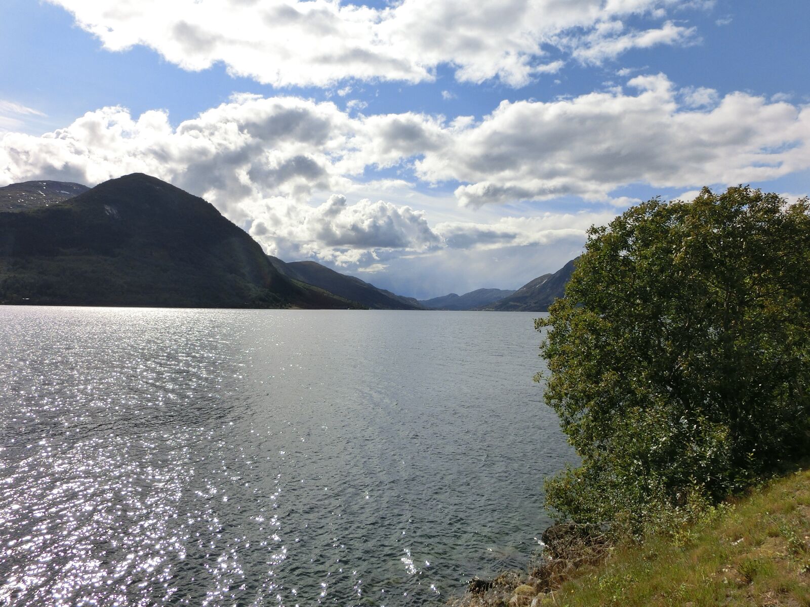 CASIO EX-ZR200 sample photo. Fjord, lake, quiet photography