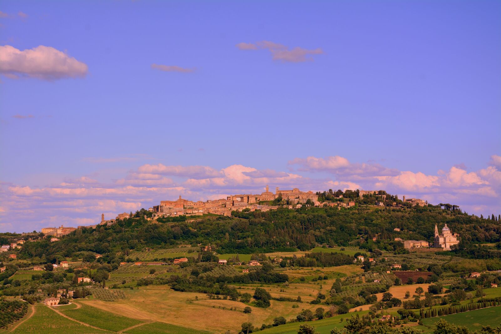 Nikon D7100 sample photo. Montepulciano, hill, country photography