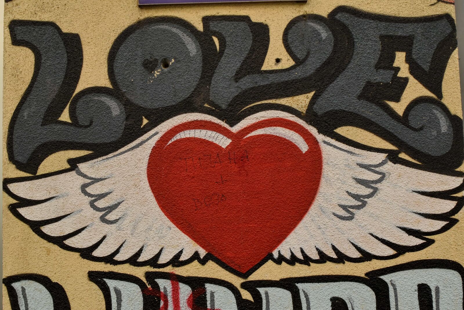 Nikon D5500 sample photo. Graffiti, romance, romantic, text photography