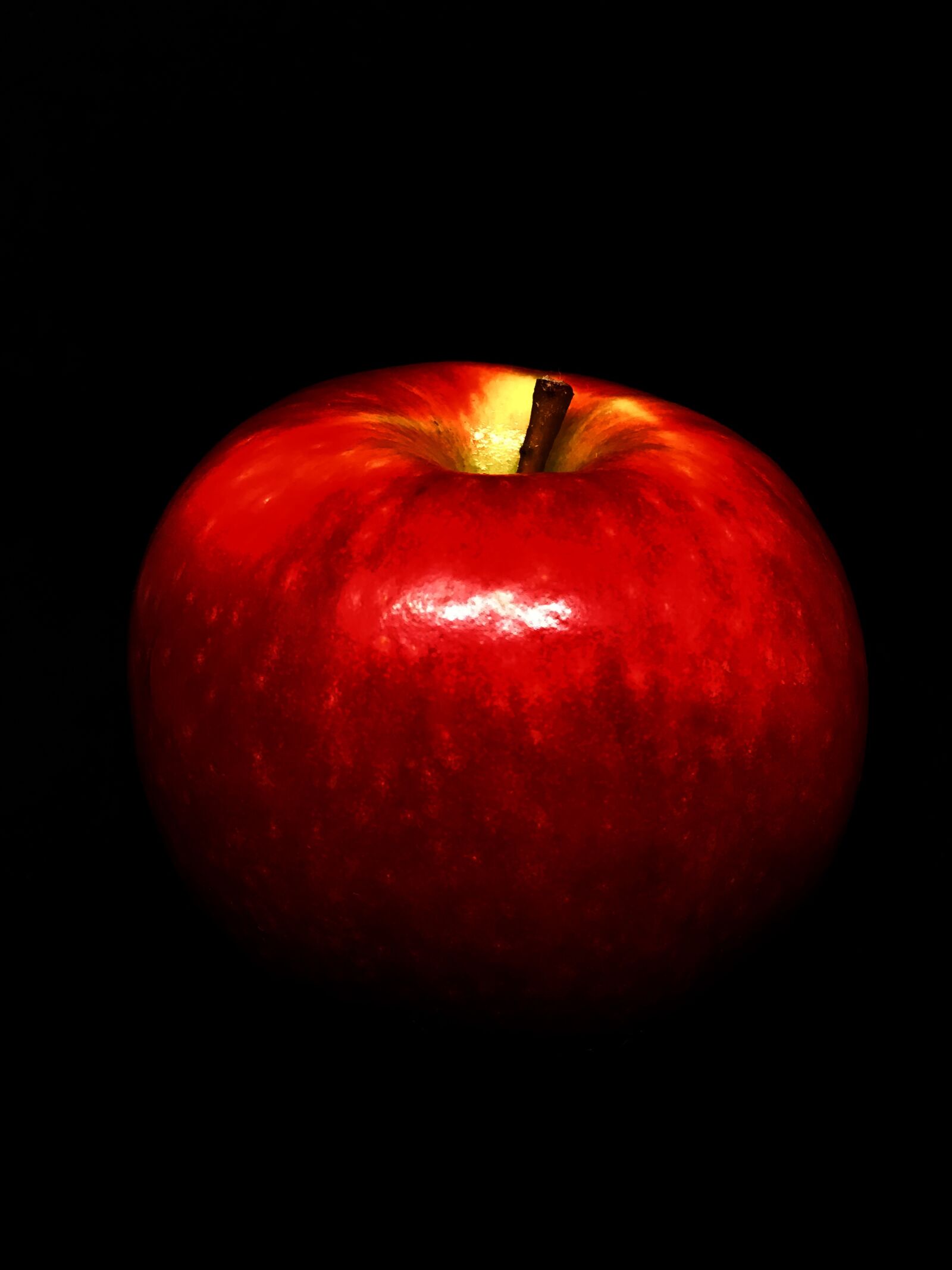 Apple iPhone 6s sample photo. Apple, red, black background photography