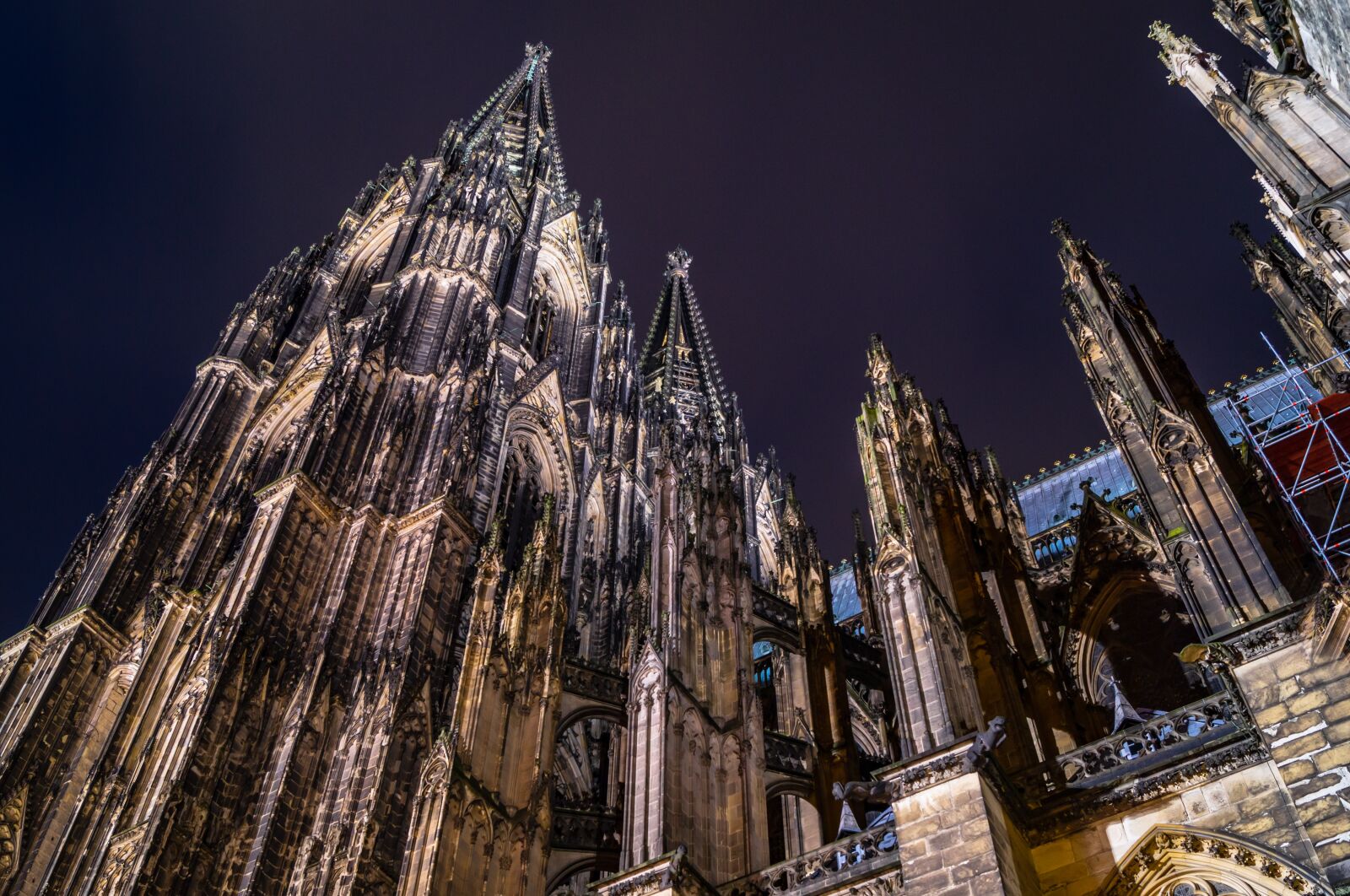 Sony DT 18-55mm F3.5-5.6 SAM II sample photo. Cologne, dom, night photography