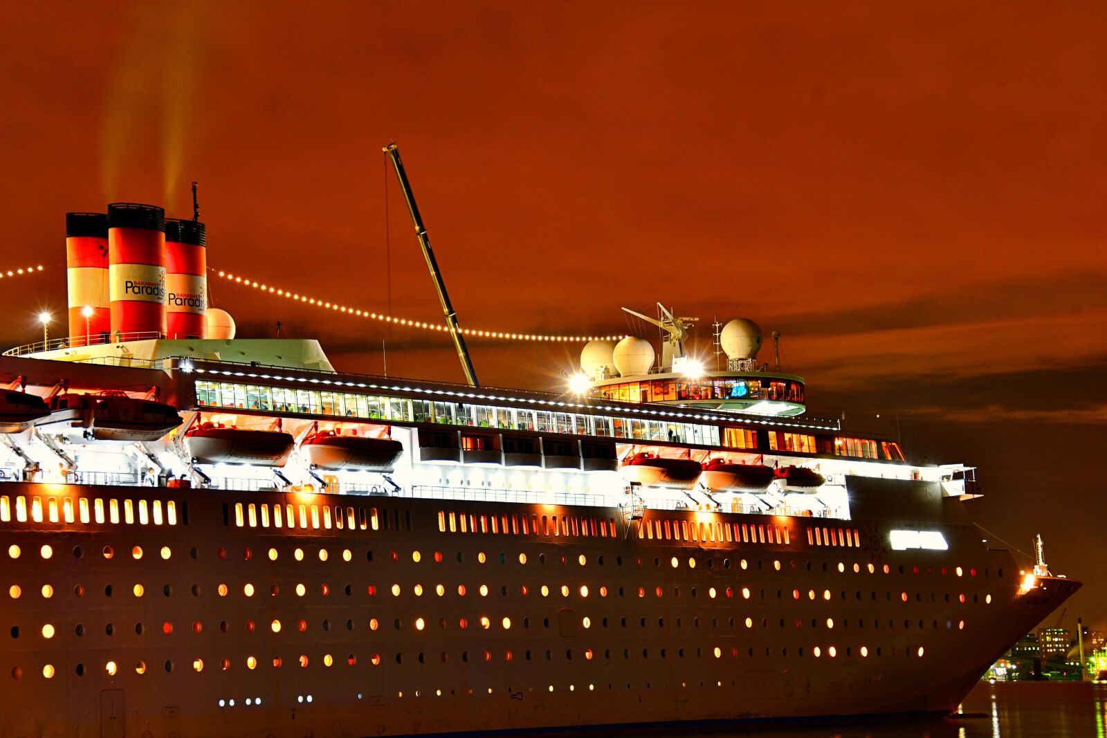Nikon D7500 sample photo. Ship at port, cruise photography