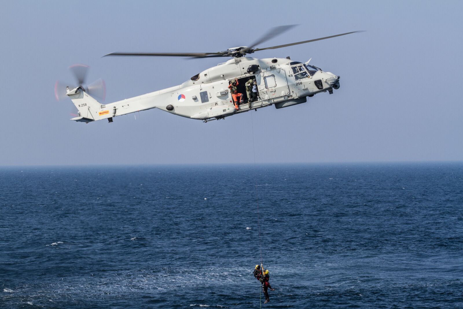 Canon EOS 7D + Canon EF 70-200mm F4L IS USM sample photo. Nh-90, marine, helicopter photography